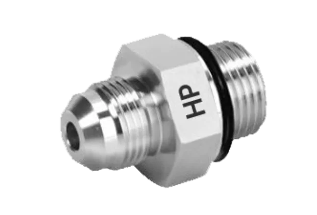 Male Connector with 'O' Ring Flare End Fittings