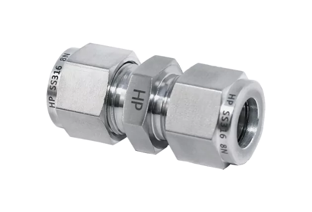 Equal Union Tube Fittings Double Ferrule Type